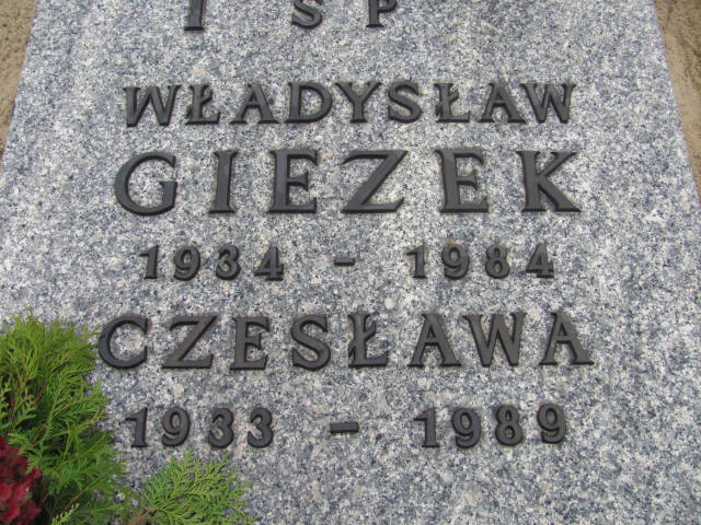 Czesława Giezek 1933 Krotoszyn - Grobonet - Wyszukiwarka osób pochowanych