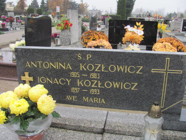 Ignacy Kozłowicz 1897 Krotoszyn - Grobonet - Wyszukiwarka osób pochowanych