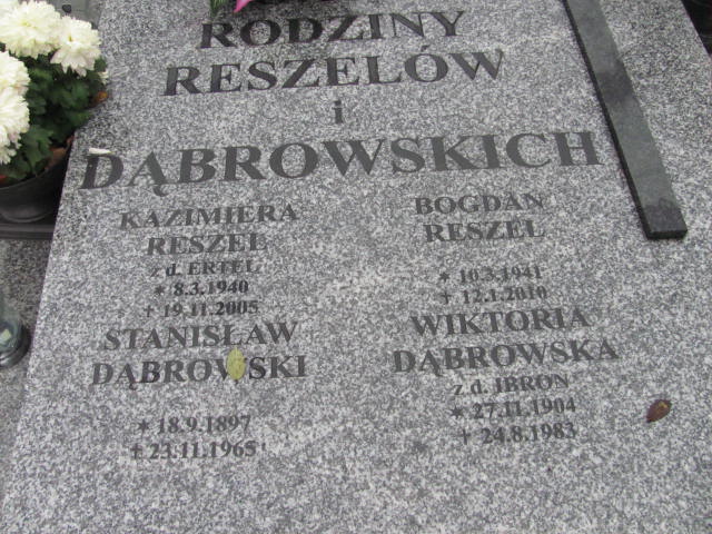 Kazimiera Reszel 1940 Krotoszyn - Grobonet - Wyszukiwarka osób pochowanych