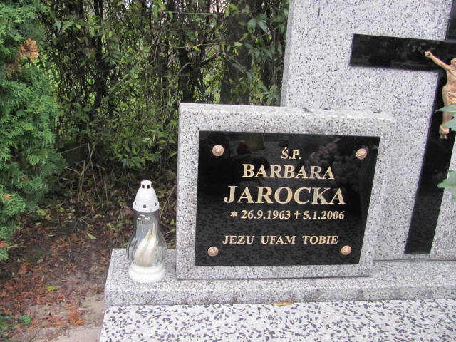 Barbara Jarocka 1963 Krotoszyn - Grobonet - Wyszukiwarka osób pochowanych